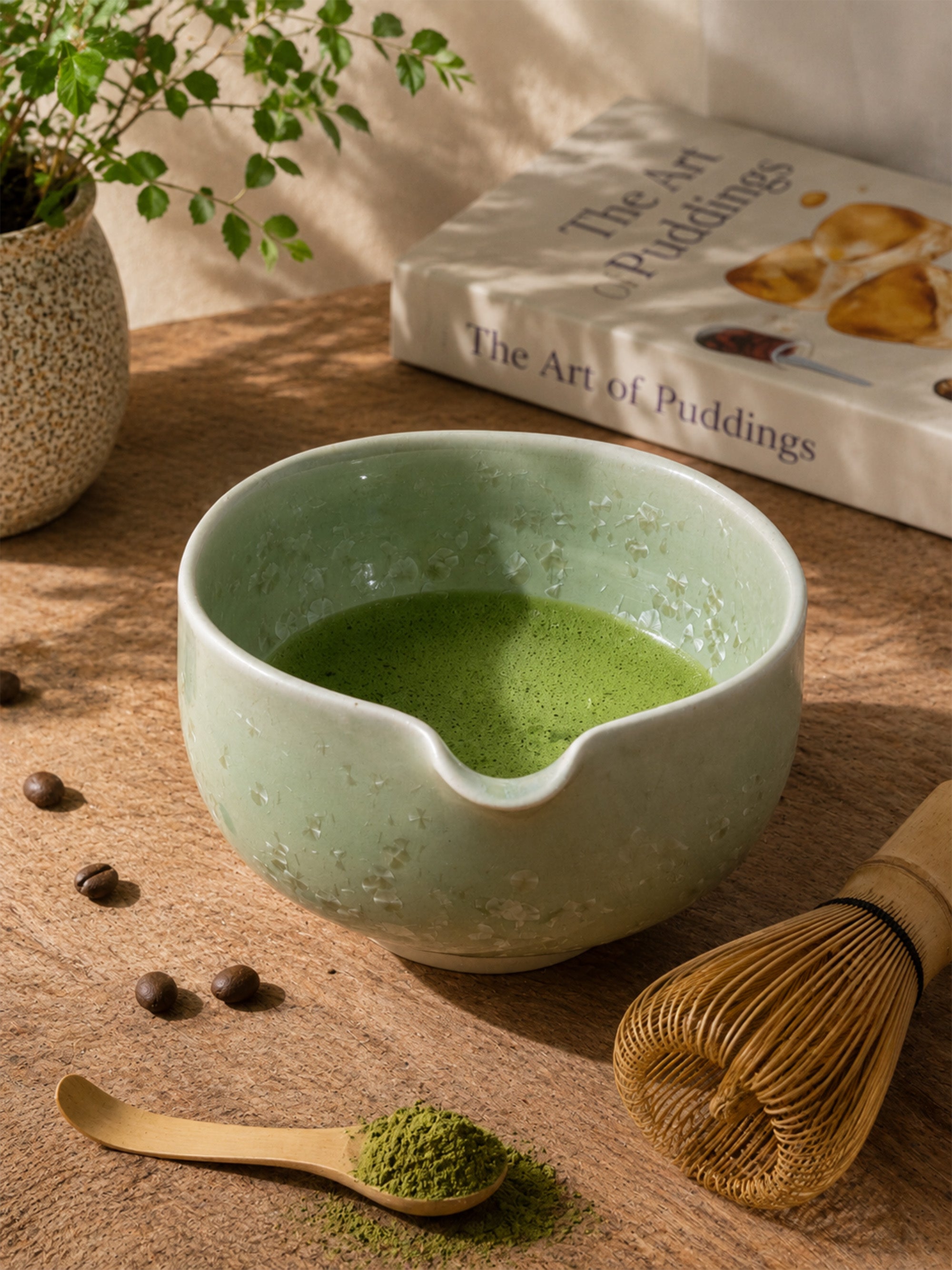 Handmade Ceramic Matcha Bowl – 14 oz Artisan Chawan