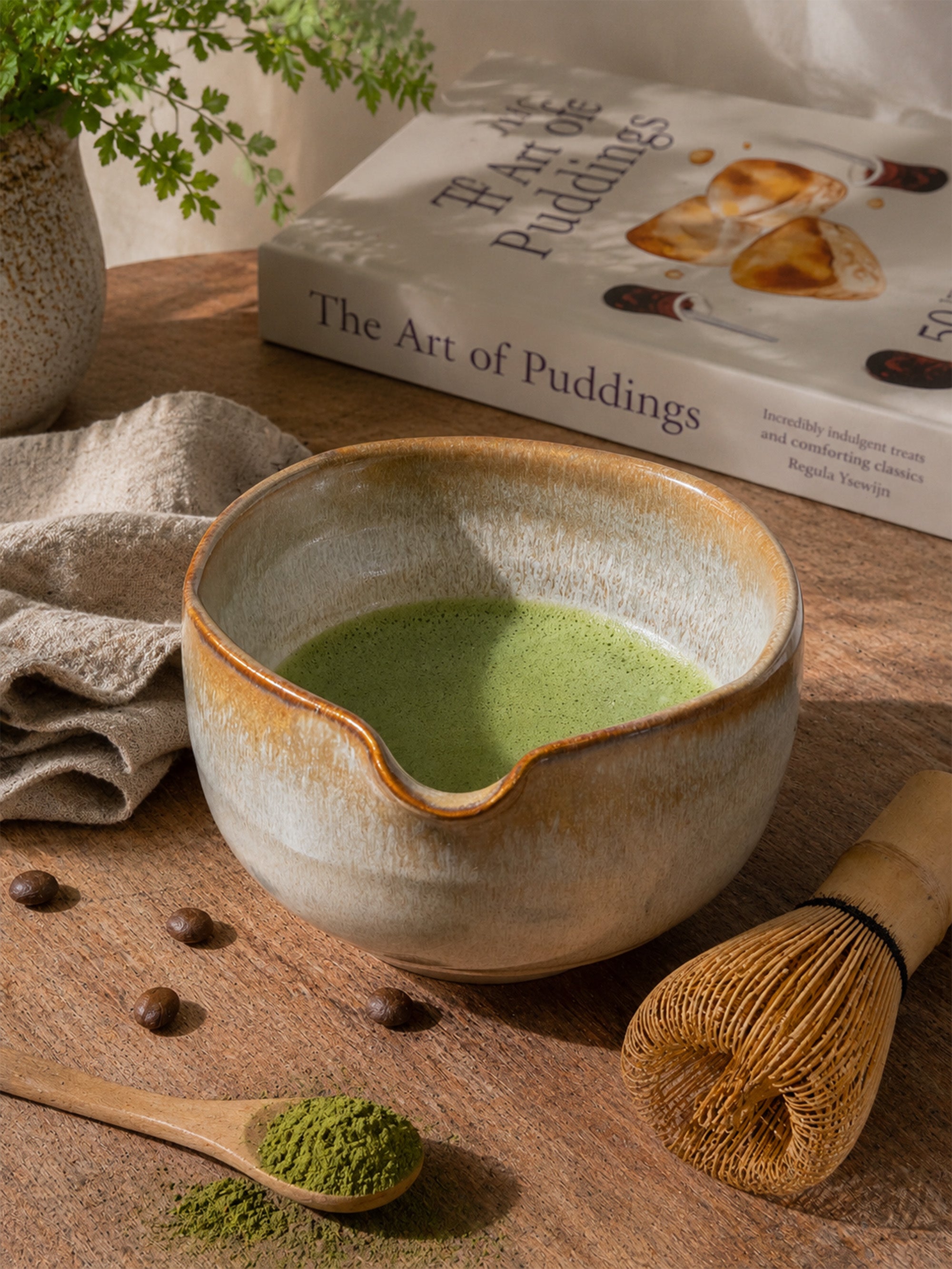 Handmade Ceramic Matcha Bowl – 14 oz Artisan Chawan