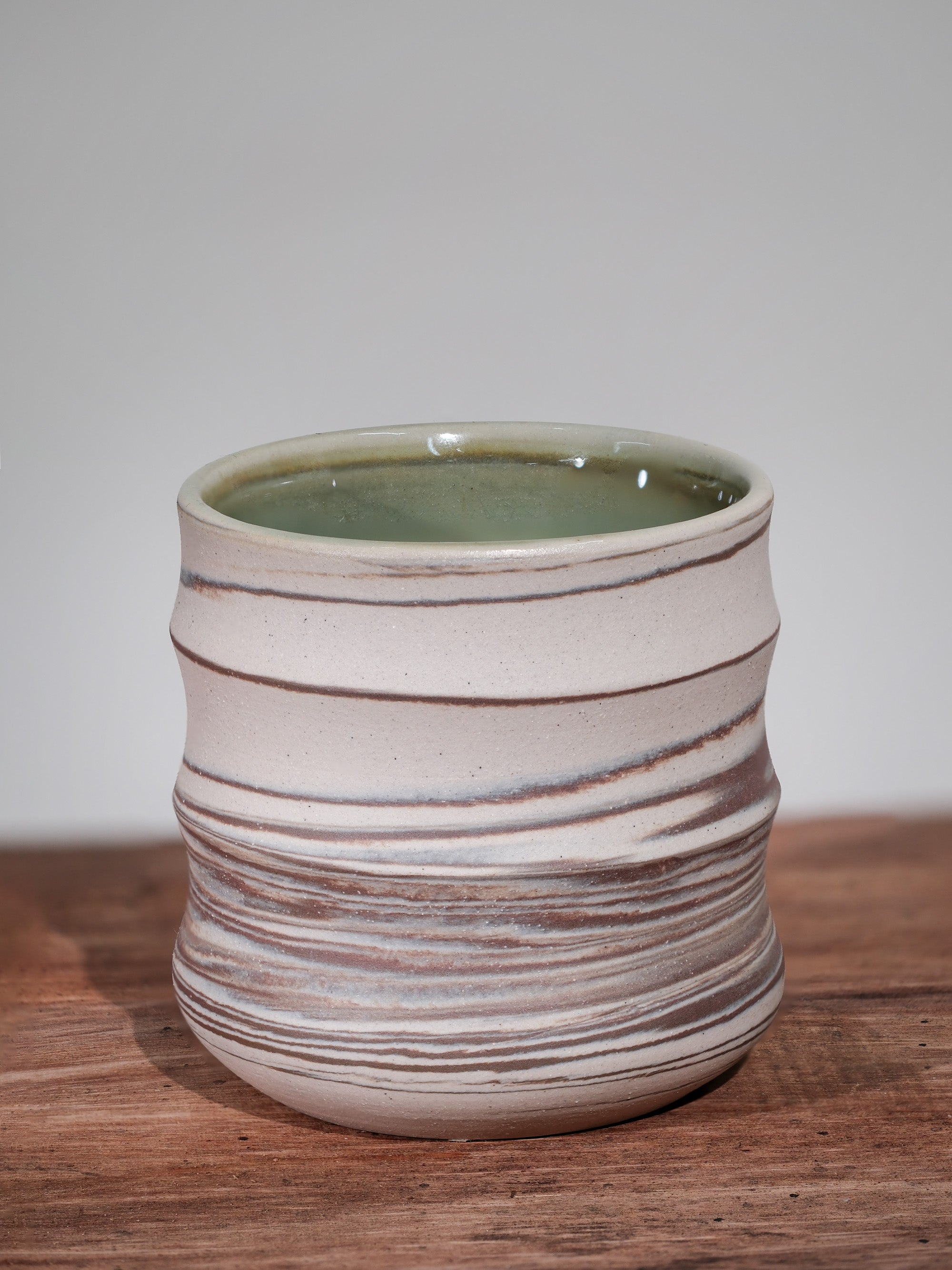 Handmade Ceramic Coffee Cup – 7 oz Matcha & Coffee Cup