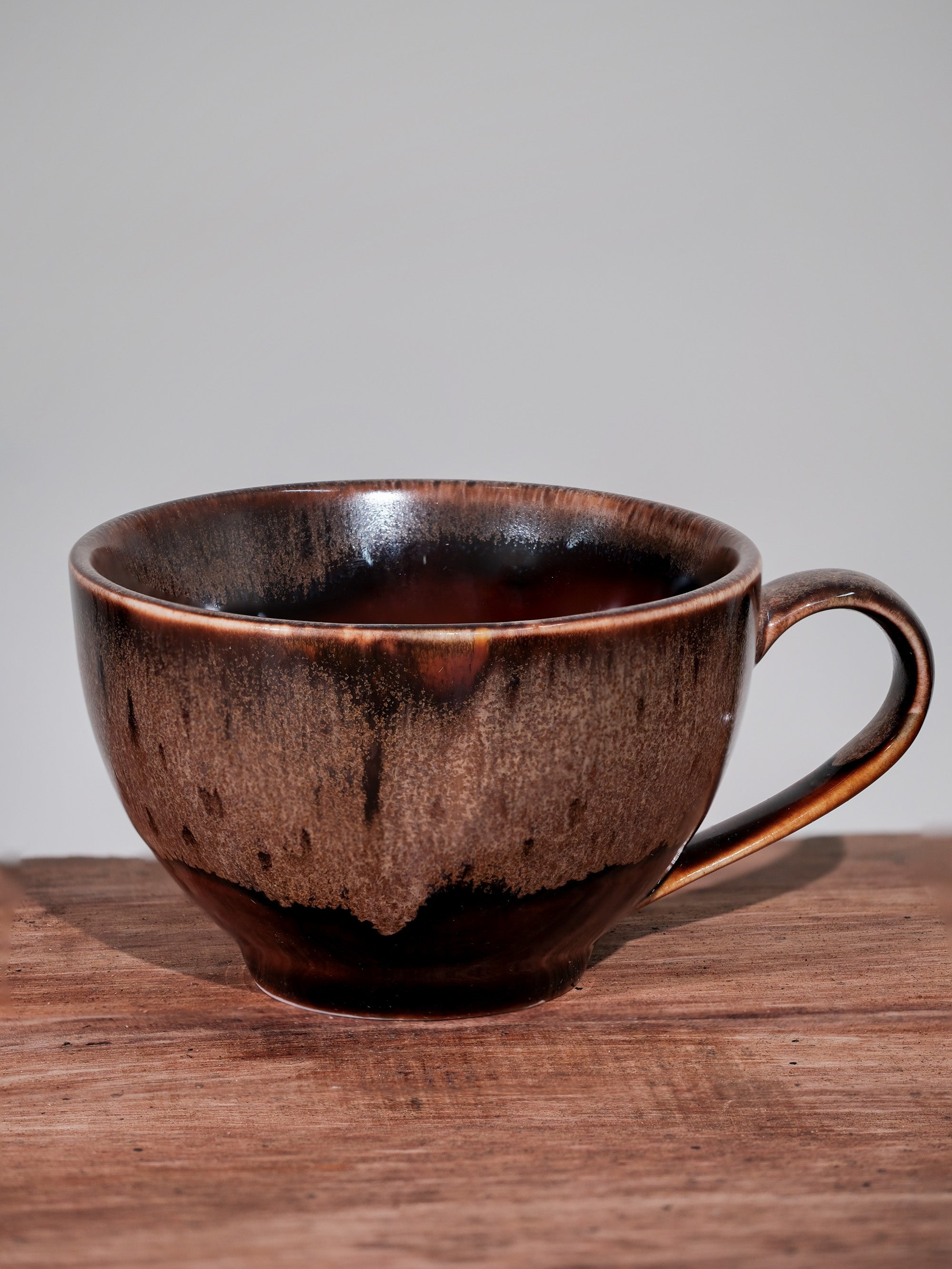 Handmade Ceramic Cappuccino Cup – 7 oz Artisan Form