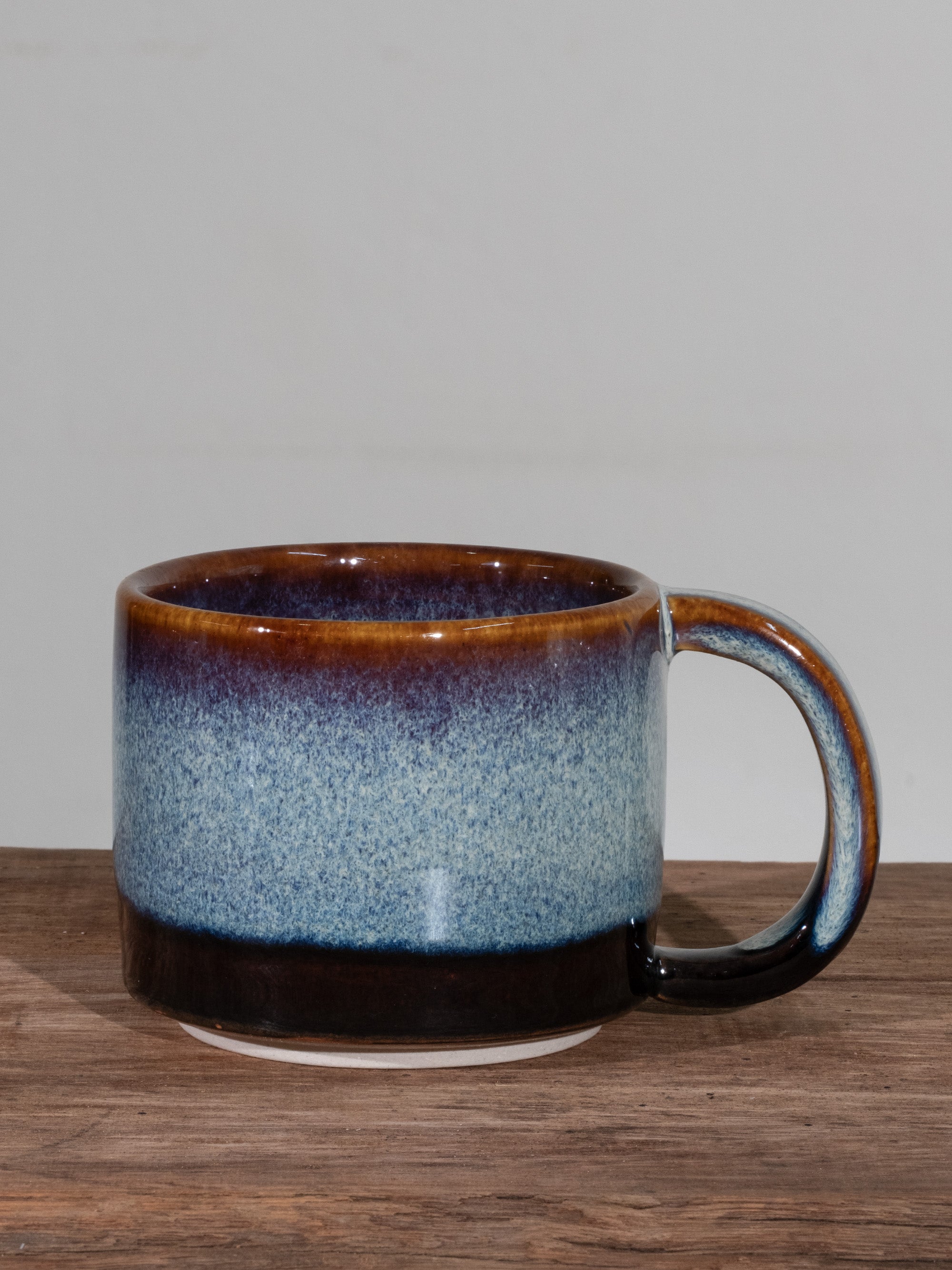 Handmade Ceramic Coffee Mug with Handle – 8 oz Artisan Handle