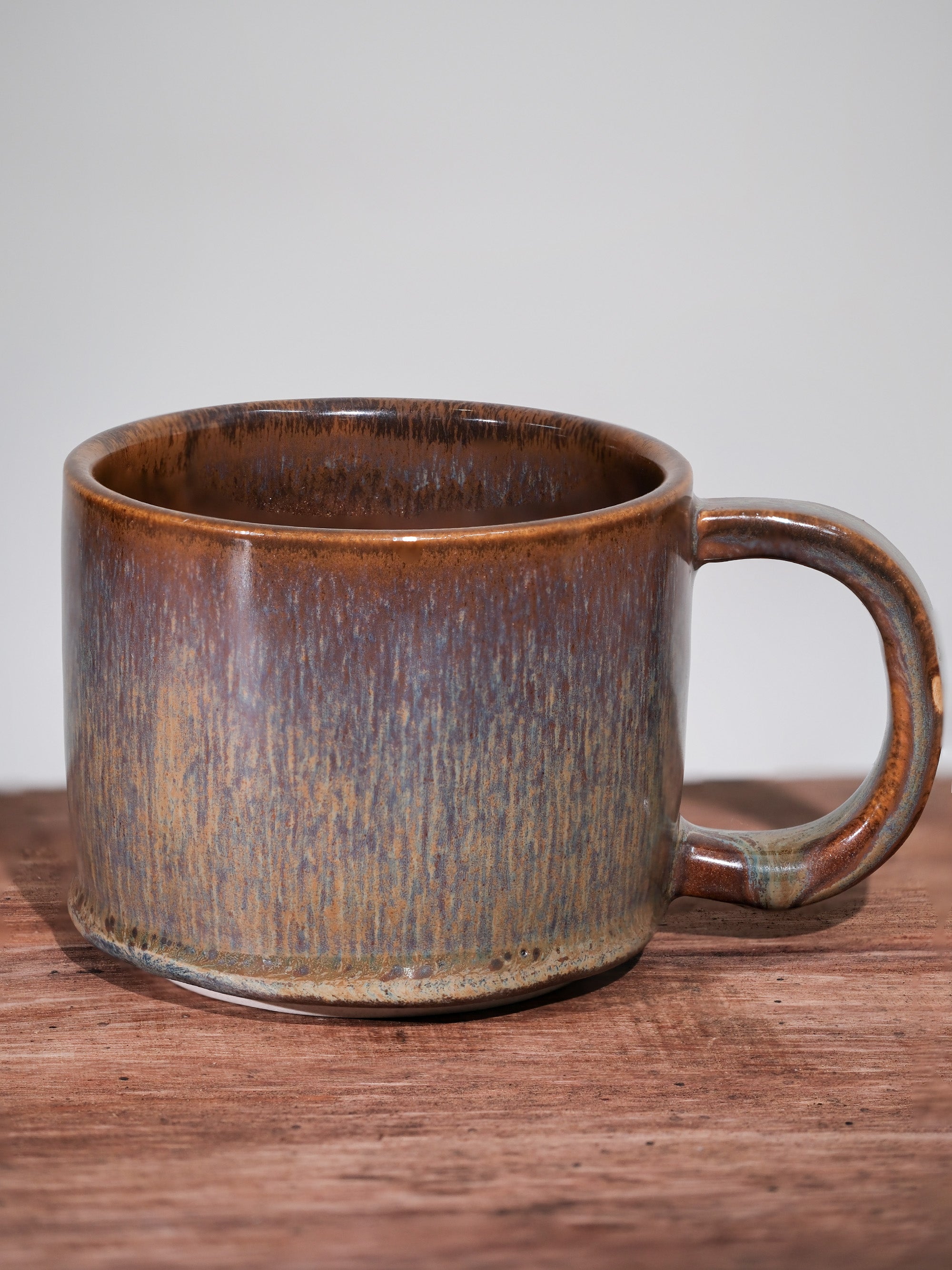 Handmade Ceramic Coffee Mug with Handle – 8 oz Artisan Handle