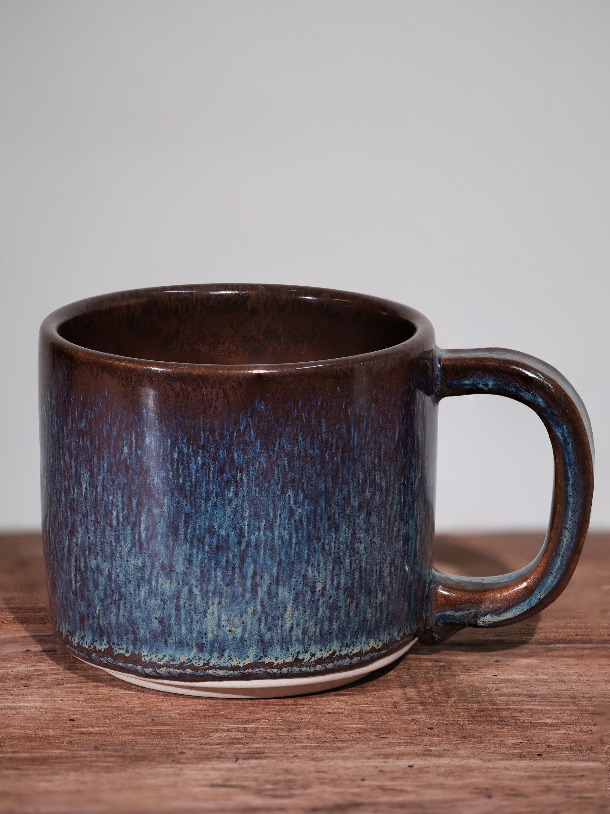 Handmade Ceramic Coffee Mug with Handle – 8 oz Artisan Handle