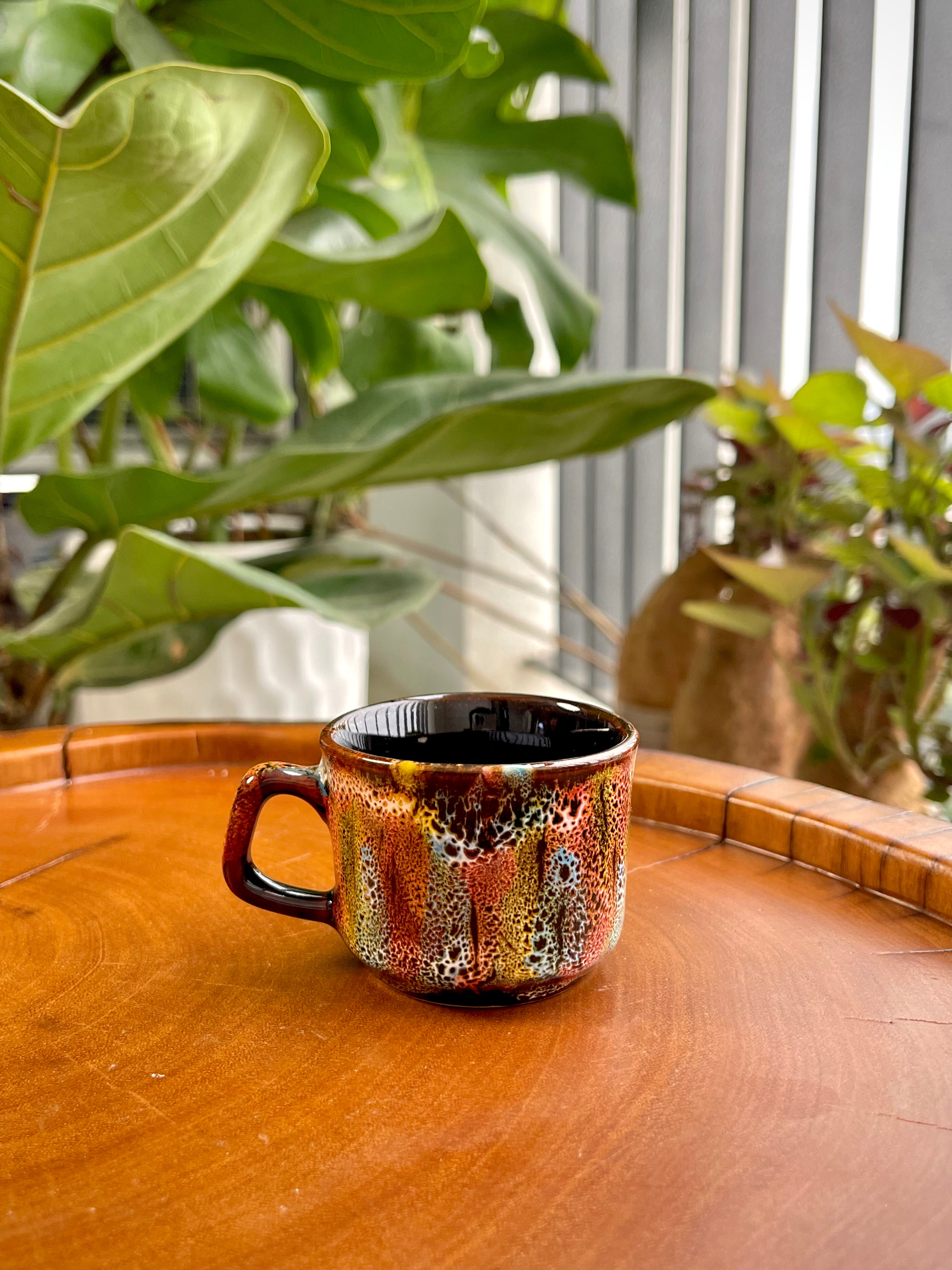 Handmade Espresso Cup 2 oz – Ceramic Demitasse with Handle
