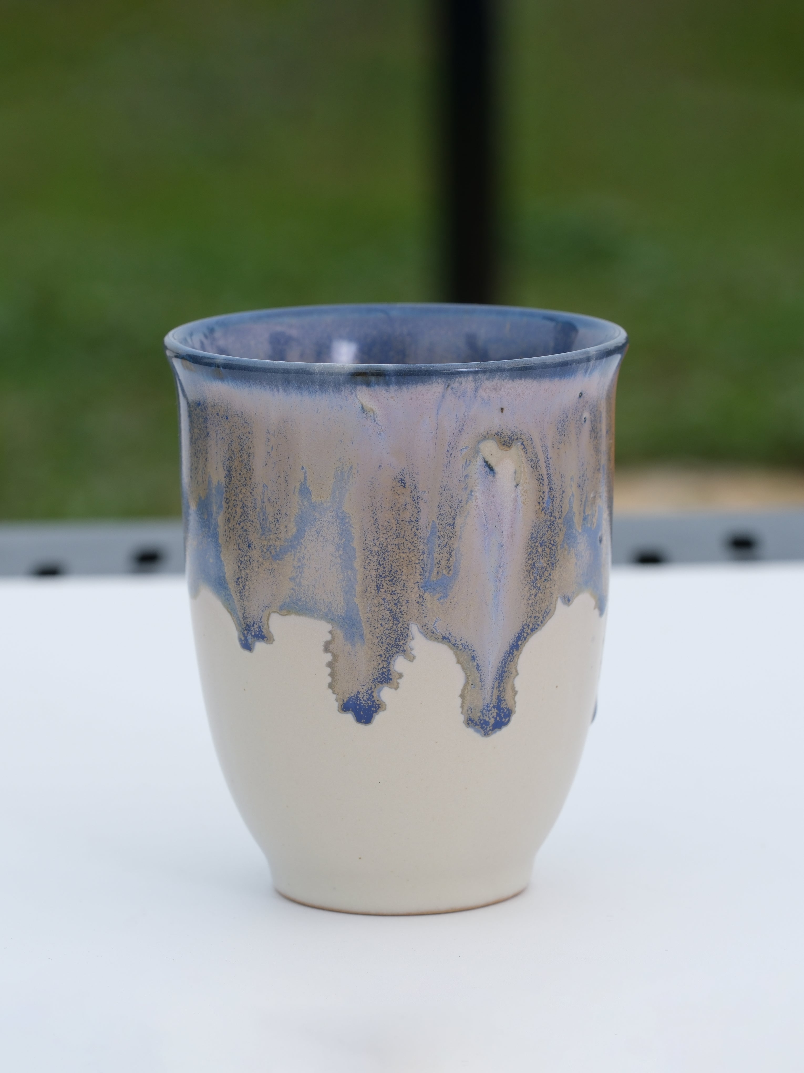 Handmade Ceramic Coffee Cup – Flared Rim Mug (10 oz)