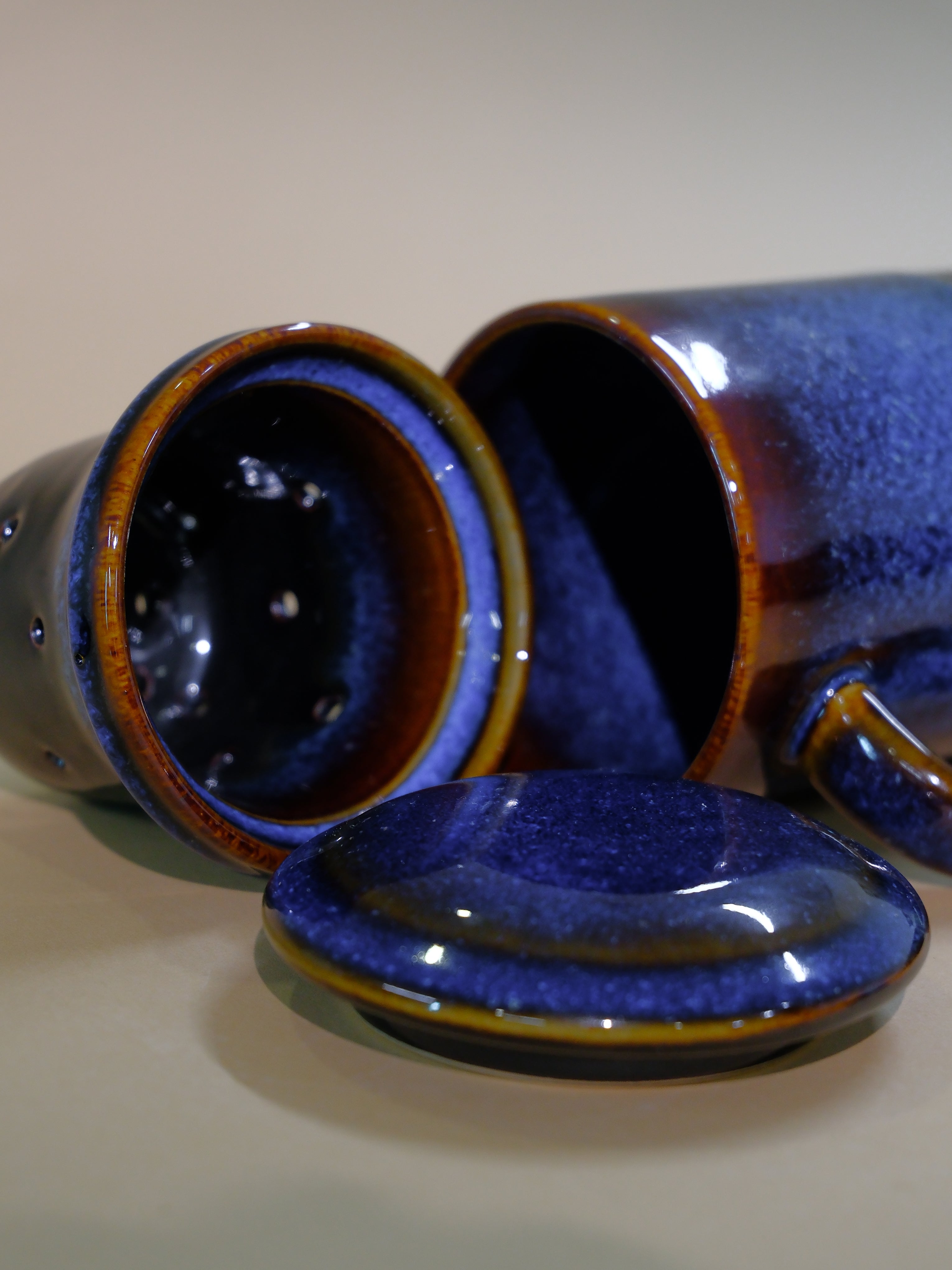 Handmade Tea Mug with Infuser & Lid – 11 oz Ceramic Tea Cup Set