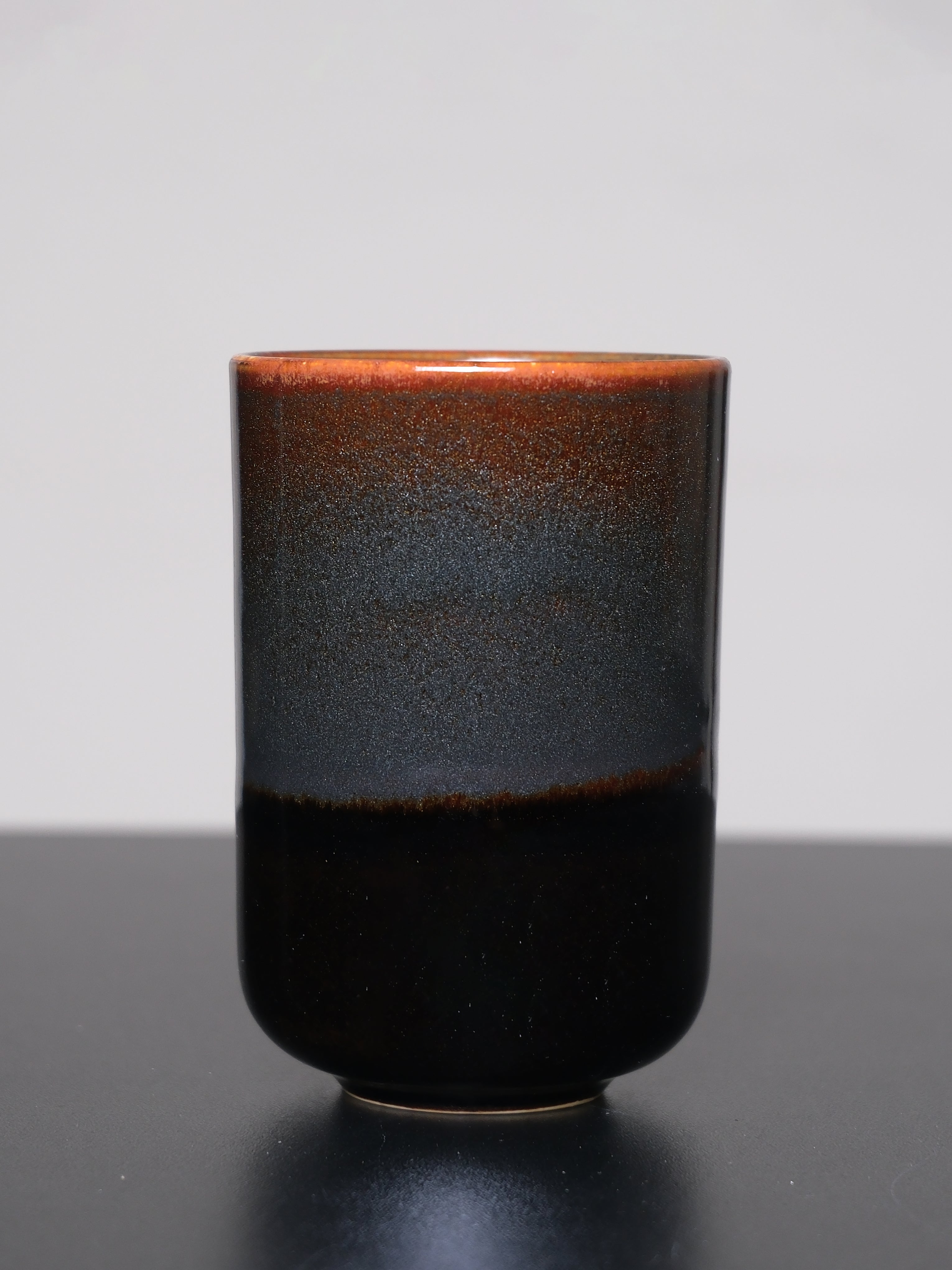 Handmade Ceramic Cup 10 oz – Handleless Coffee Mug (Japandi Style)