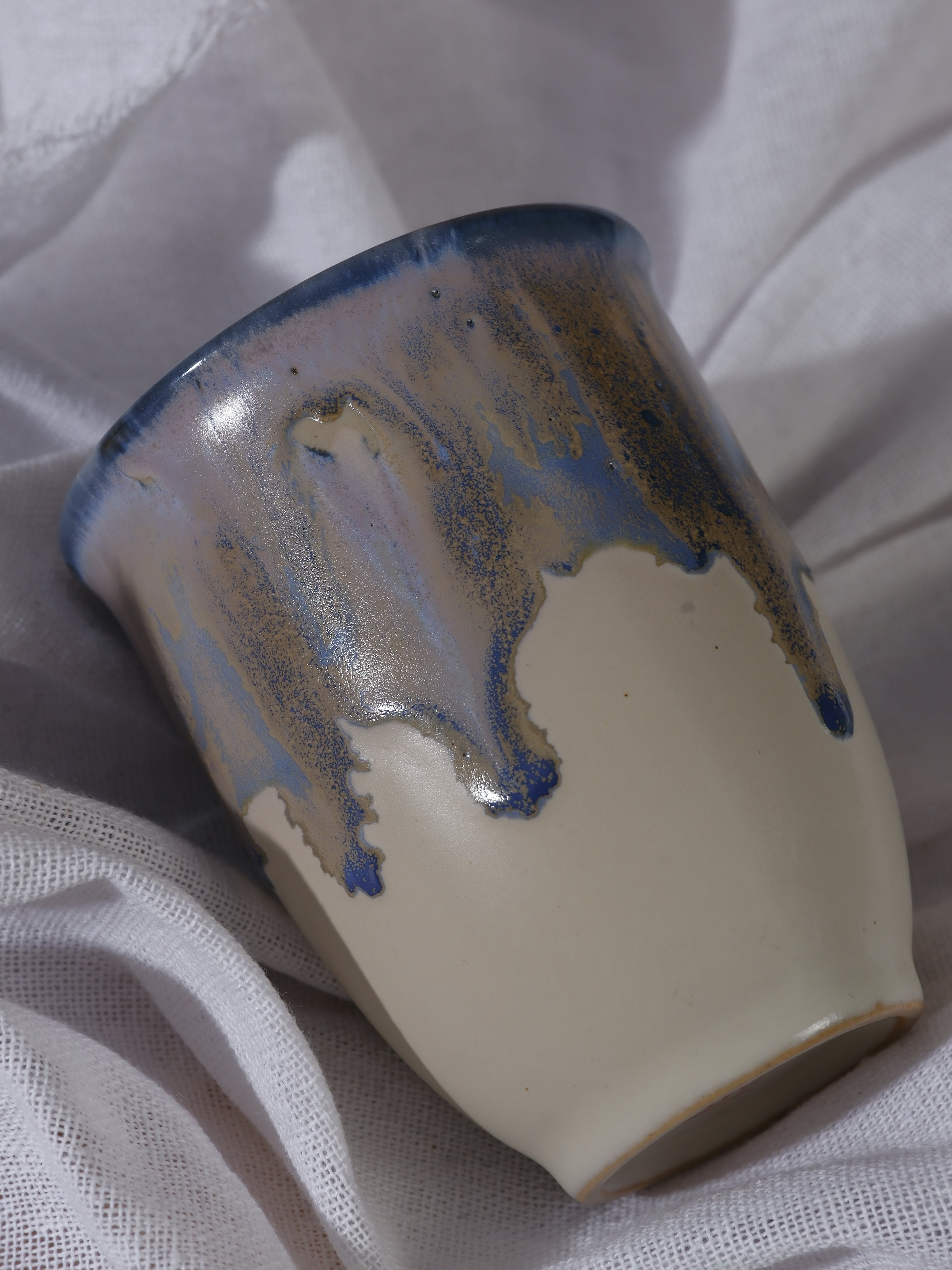 Handmade Ceramic Coffee Cup – Flared Rim Mug (10 oz)