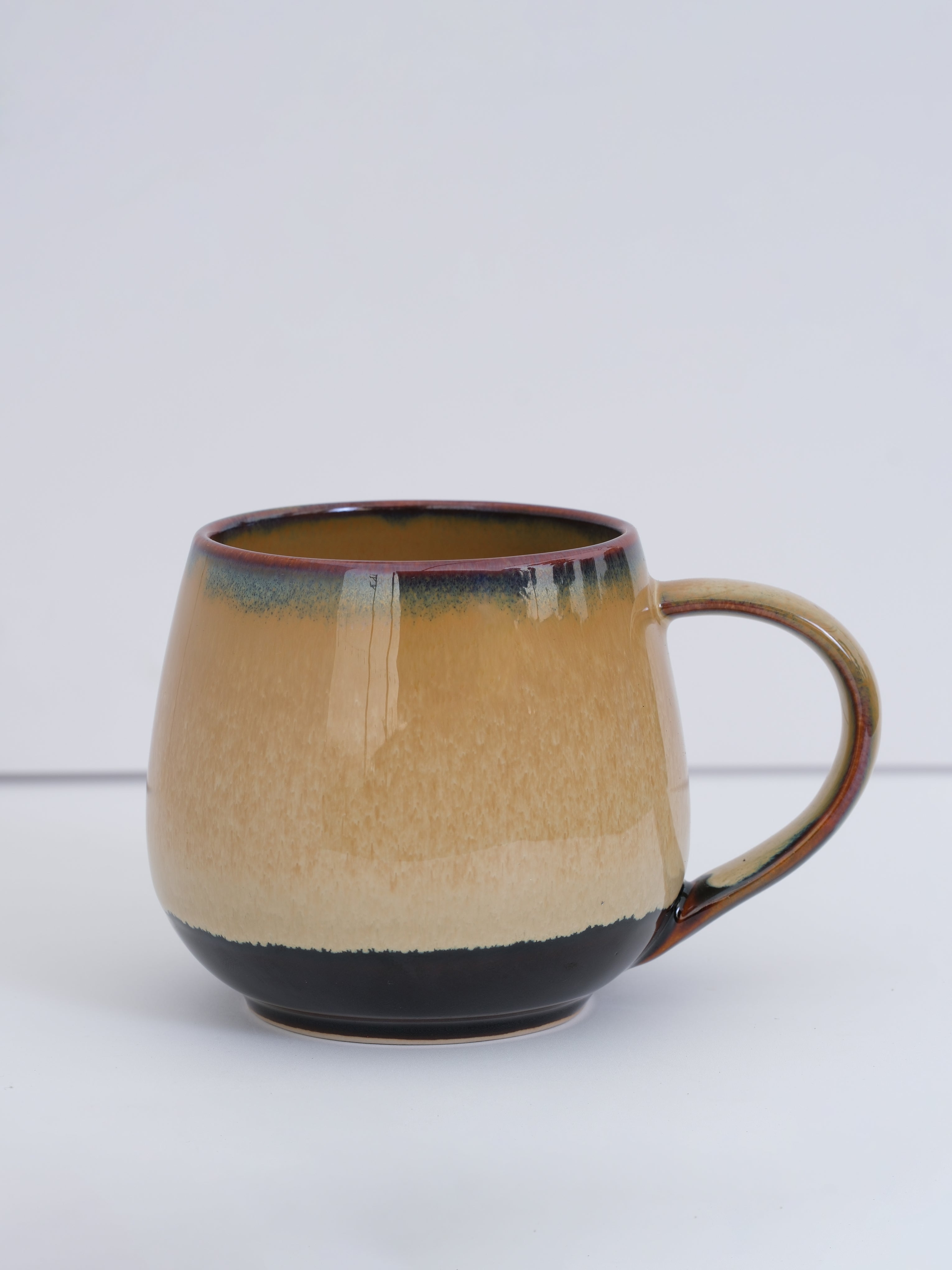 Large Handmade Ceramic Mug 16 oz & 9 oz – Pottery Coffee Cup