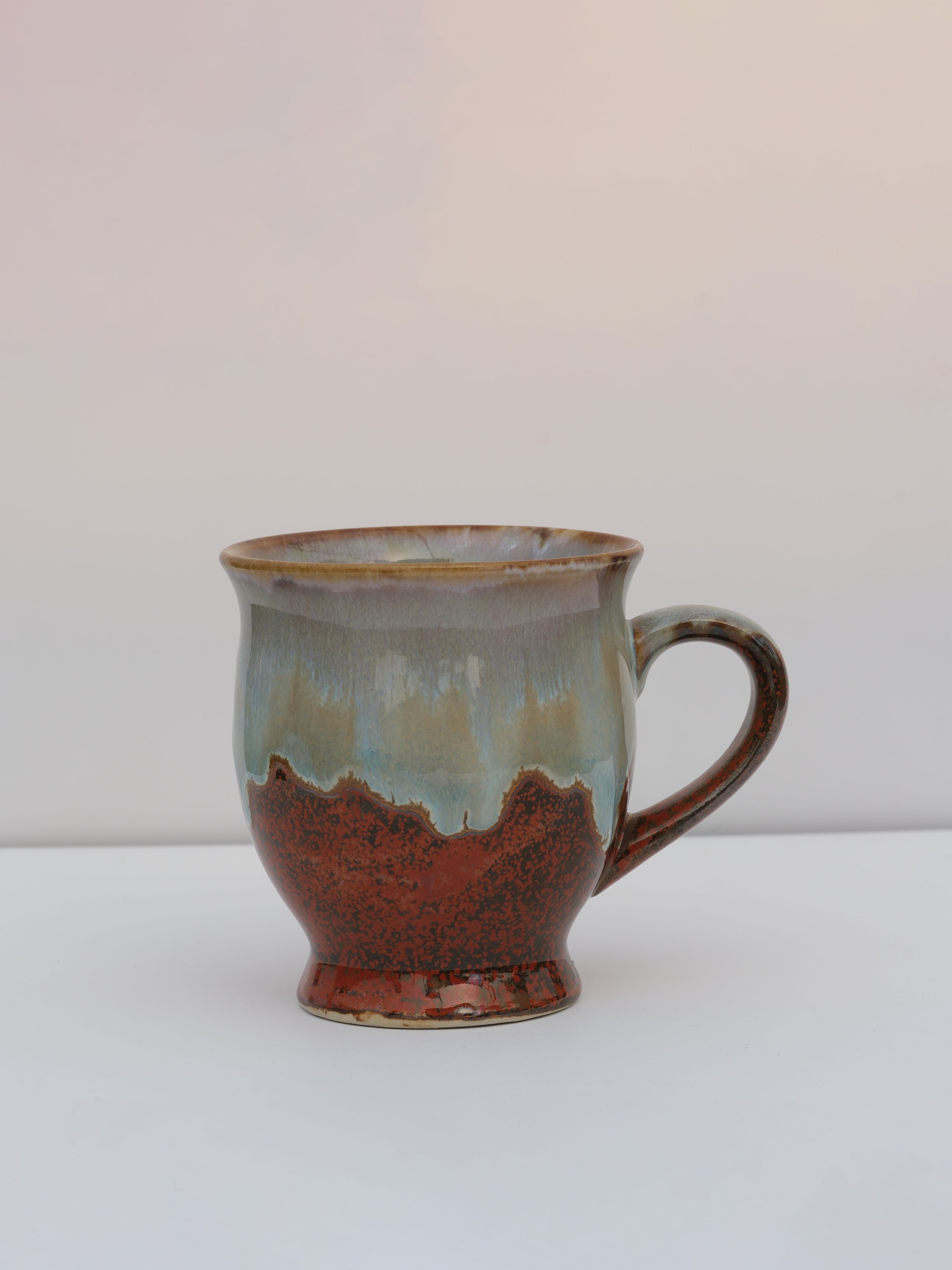 Handmade Stoneware Mug 15 oz – Rustic Ceramic Coffee Cup
