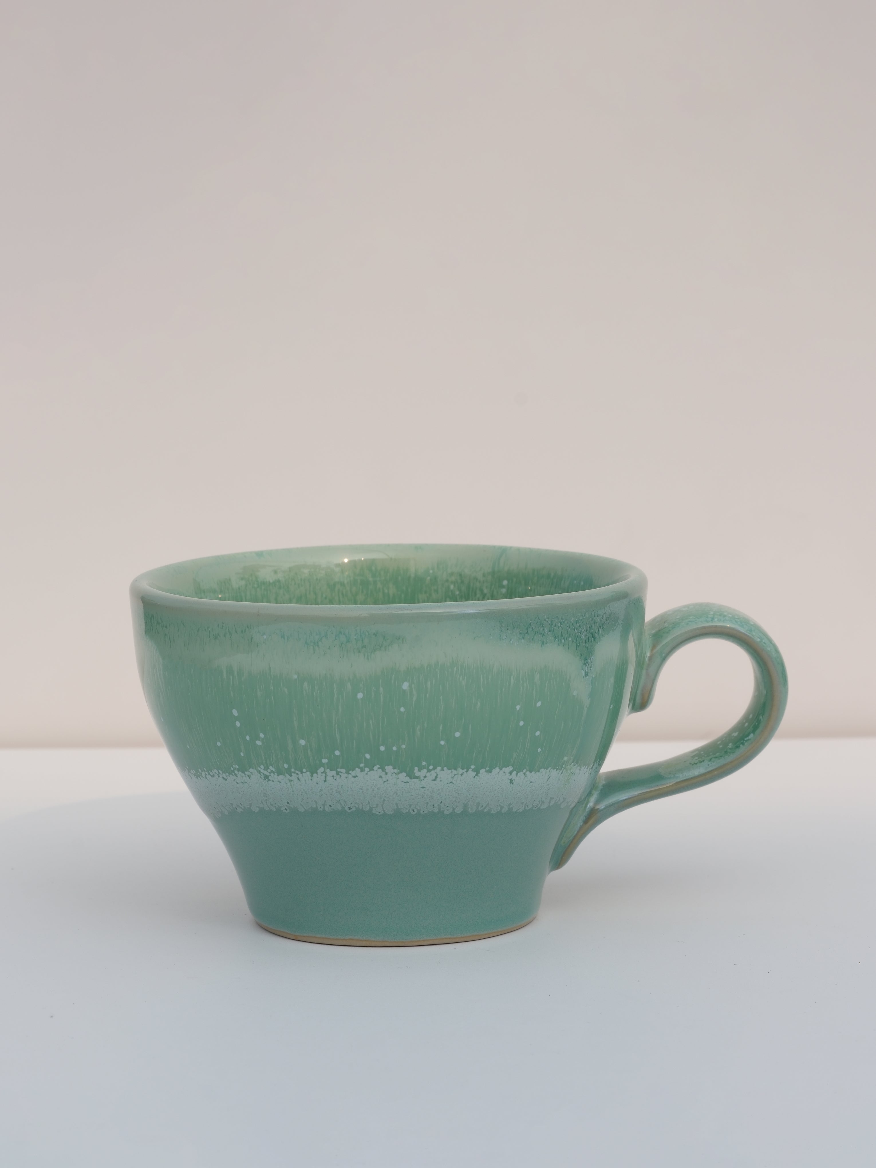 Handmade Ceramic Espresso Cup – Flared Rim Coffee Cup (4 oz & 13 oz)