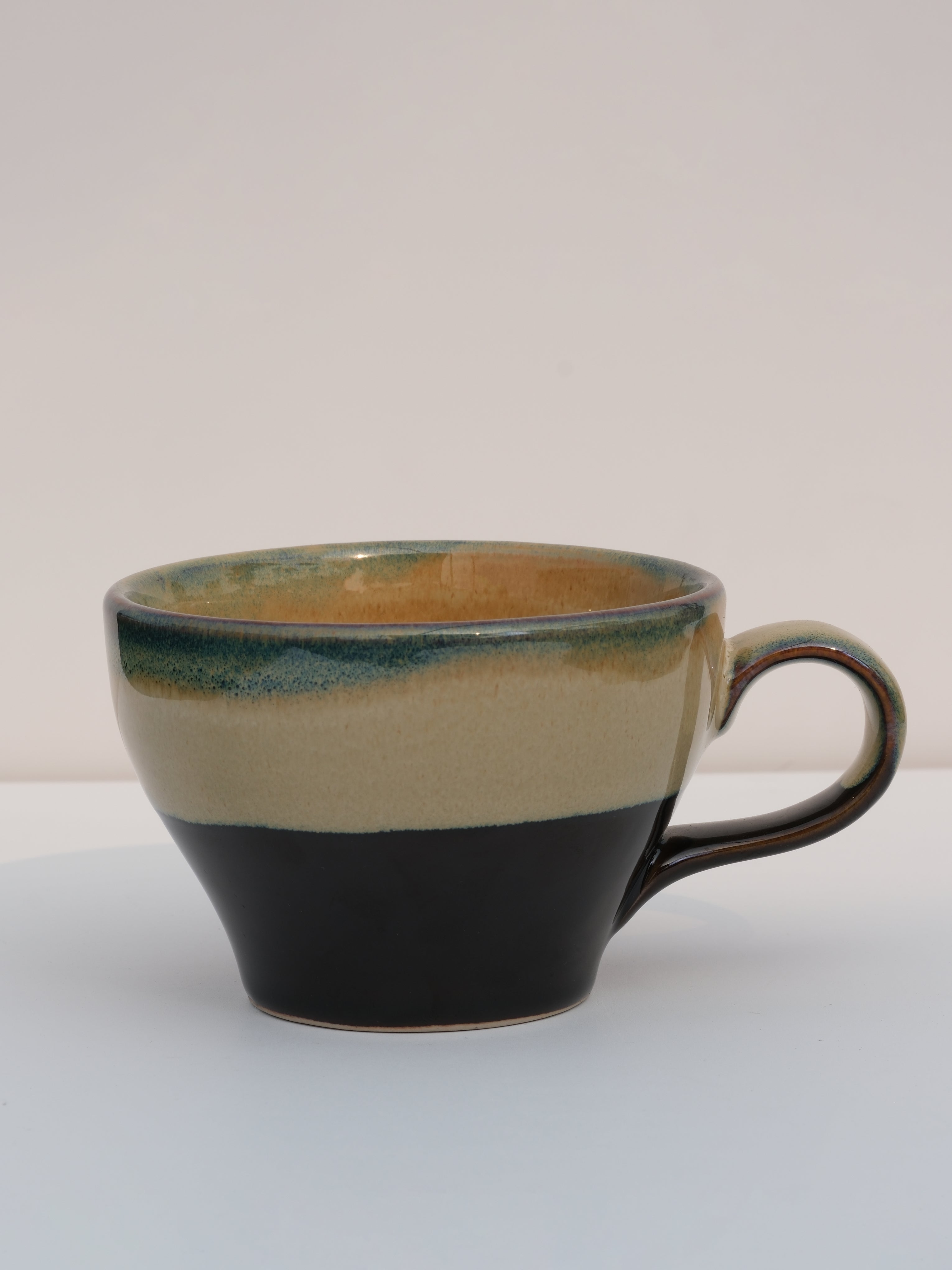 Handmade Ceramic Espresso Cup – Flared Rim Coffee Cup (4 oz & 13 oz)