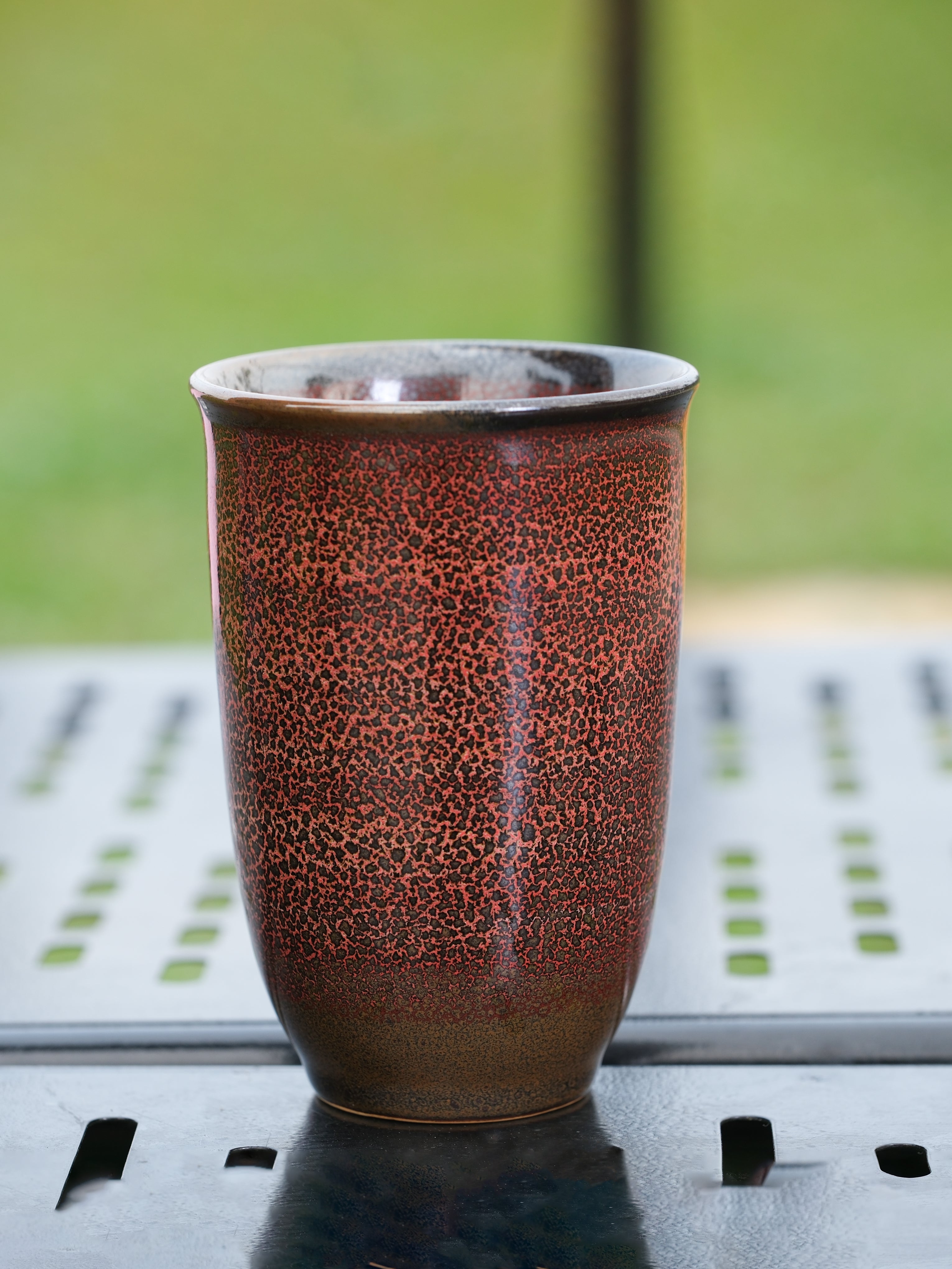 Handmade Travel Coffee Mug 12 oz – Ceramic Tumbler (No Handle)