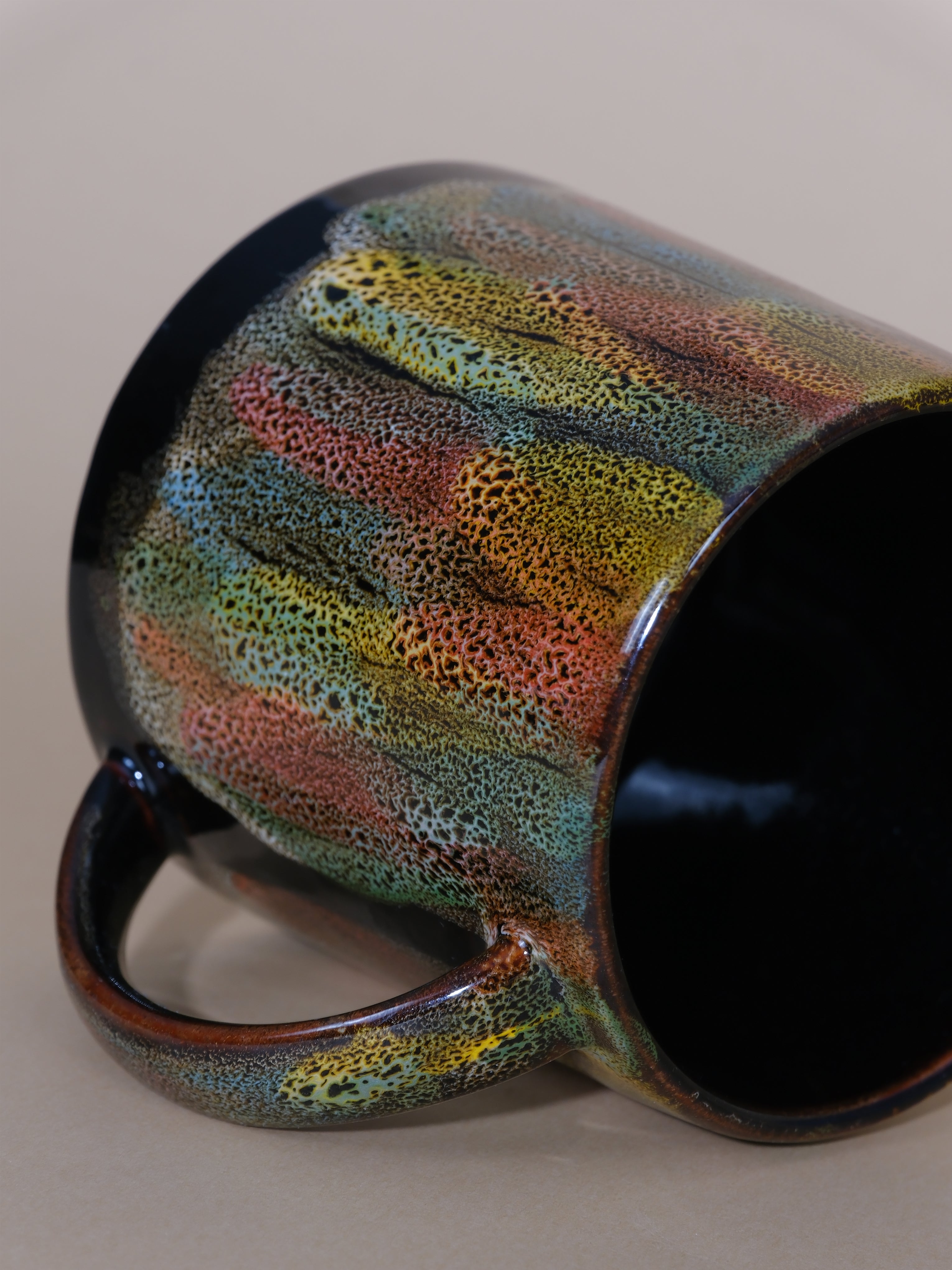 Handmade Pottery Mug 17 oz – Large Ceramic Coffee Cup