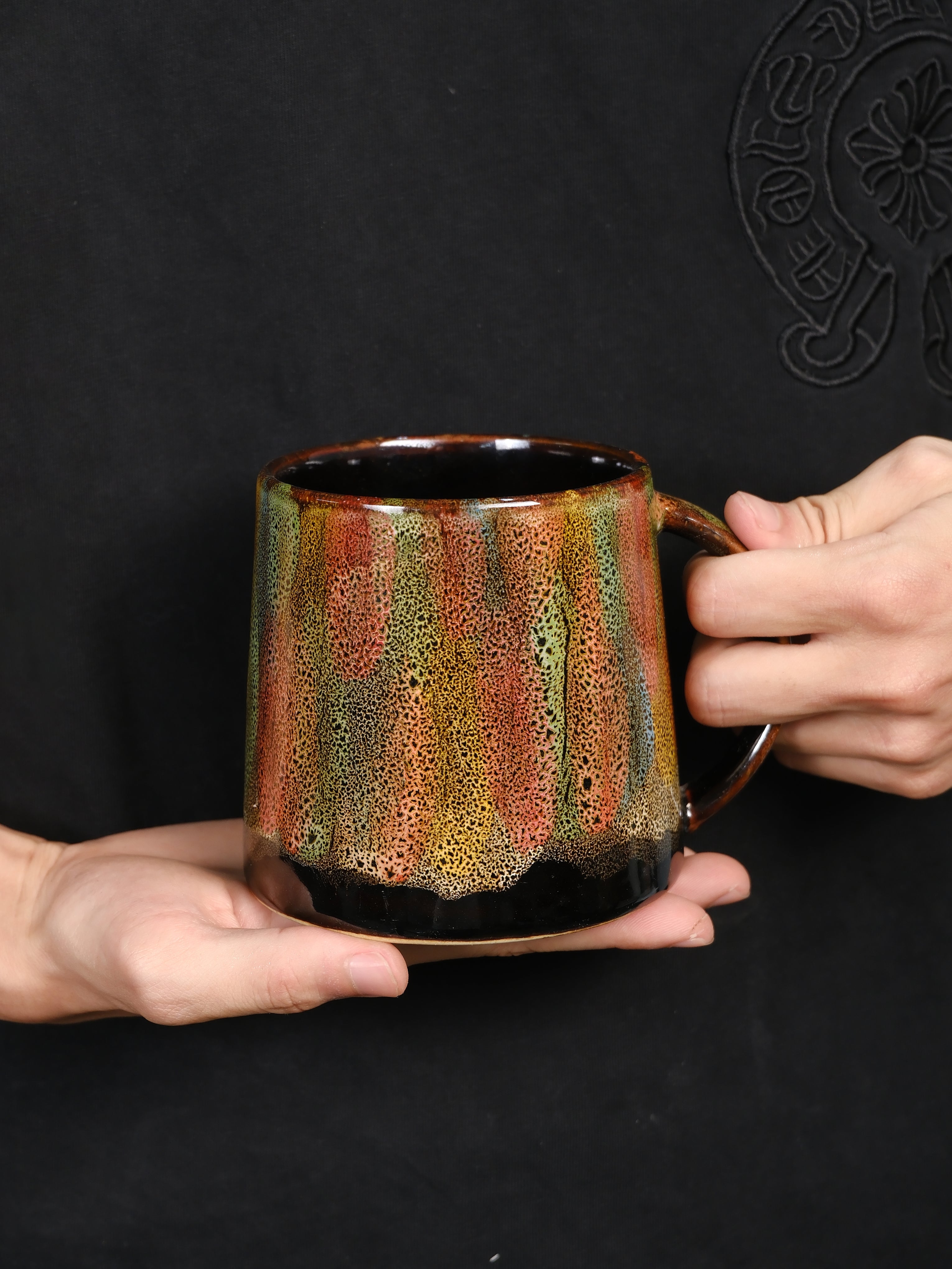 Handmade Pottery Mug 17 oz – Large Ceramic Coffee Cup
