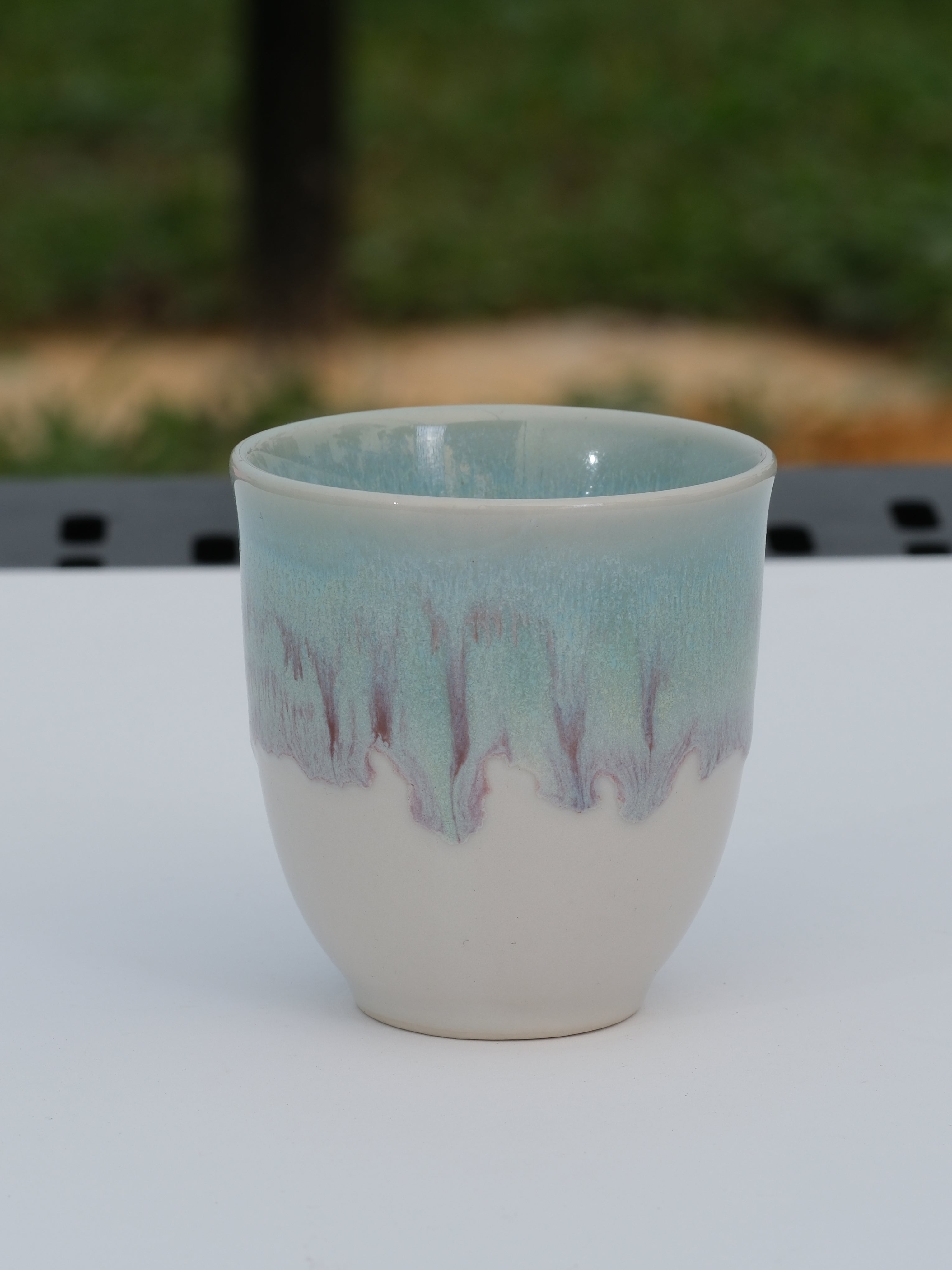 Handmade Ceramic Cappuccino Cup 5 oz – Handleless Coffee Cup