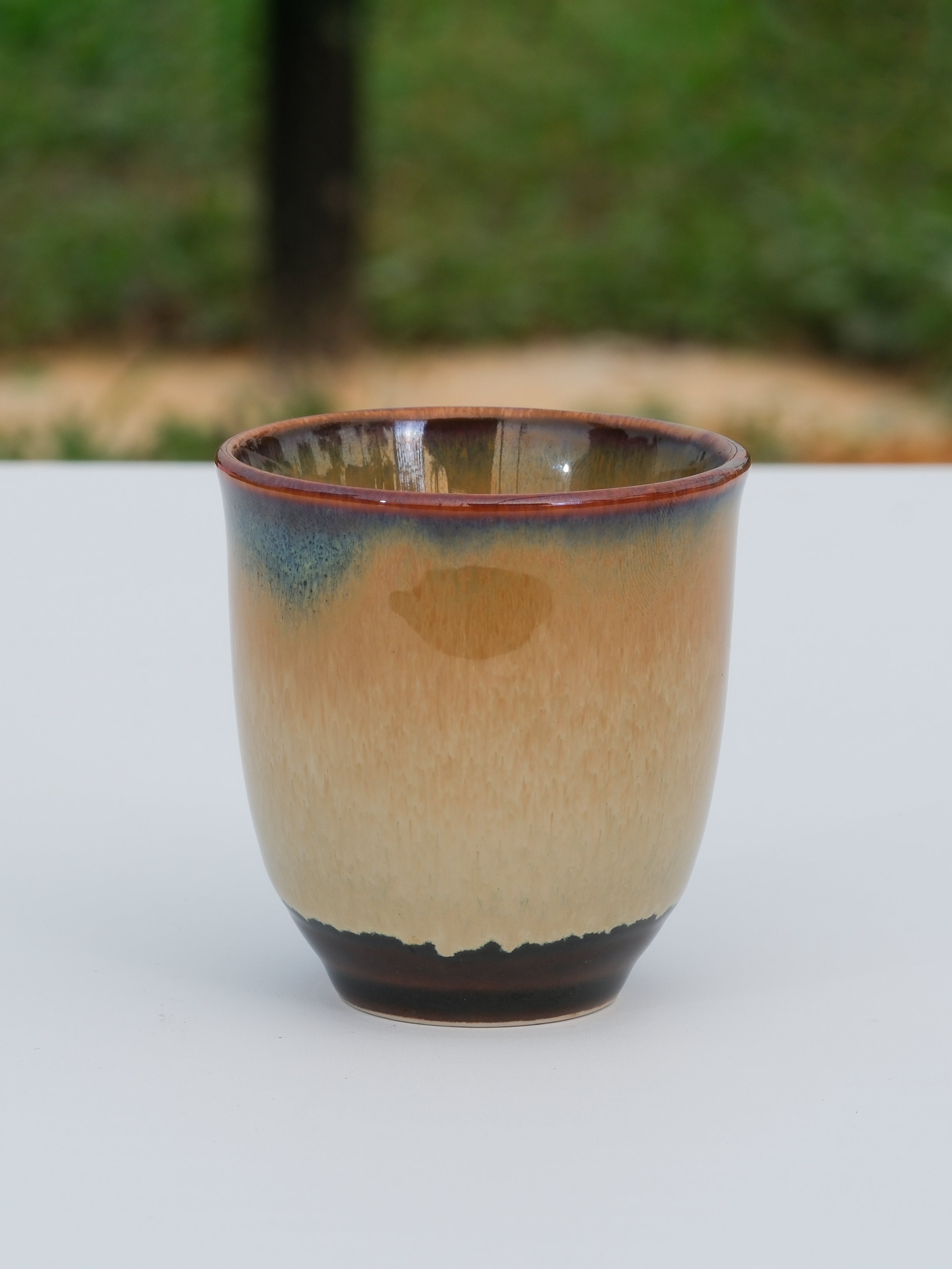 Handmade Ceramic Cappuccino Cup 5 oz – Handleless Coffee Cup