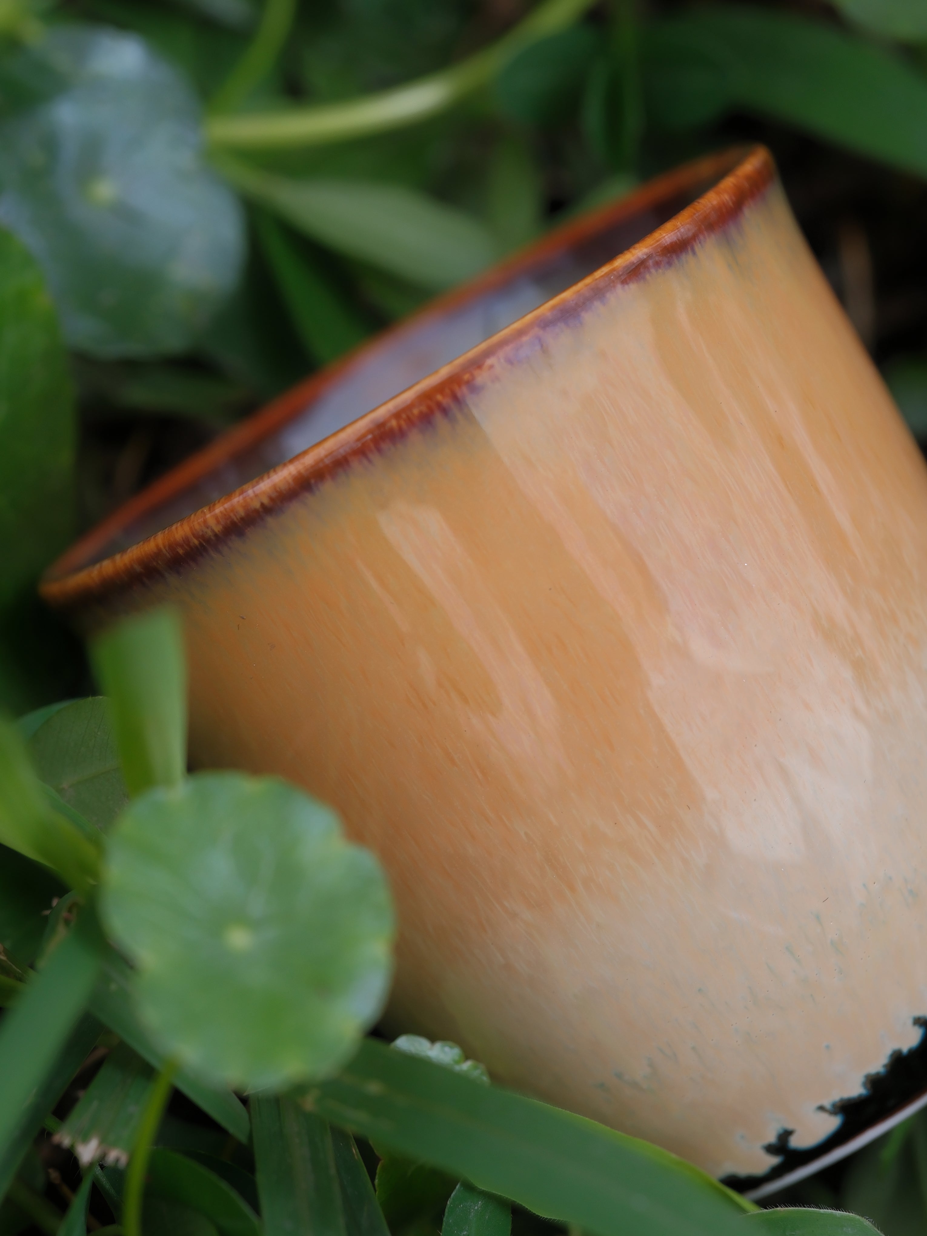 Handmade Ceramic Cappuccino Cup 5 oz – Handleless Coffee Cup