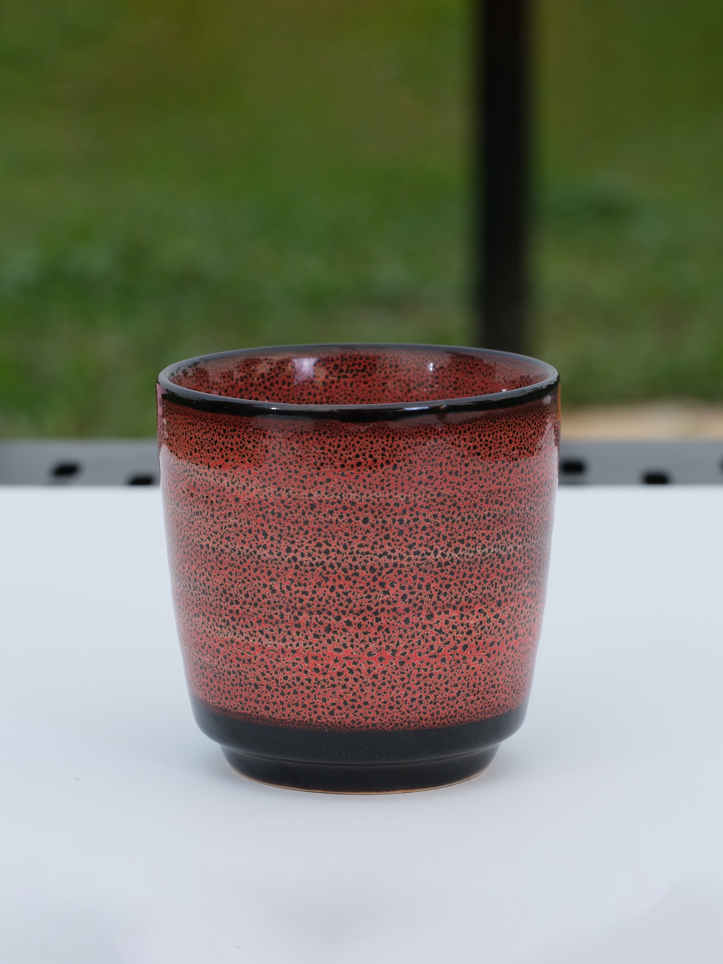 Minimalist Ceramic Mug 9 oz – Handleless Coffee Cup (Japandi Style)